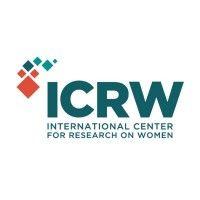 international center for research on women (icrw) logo image