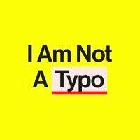 i am not a typo logo image