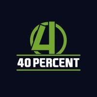 40 percent logo image