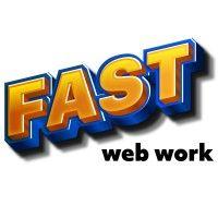 fast web work logo image