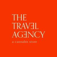 the travel agency: a cannabis store logo image