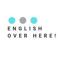 english over here! logo image