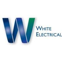 white electrical construction company logo image