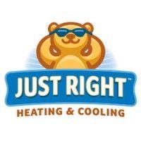 just right heating & cooling logo image