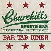 churchills sports bar logo image