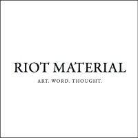 riot material magazine logo image