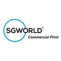 sg world commercial print logo image