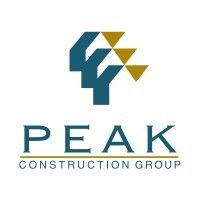 peak construction group logo image