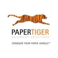 paper tiger document solutions logo image