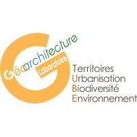 laboratoire géoarchitecture. territoires, urbanisation, biodiversité, environnement. logo image