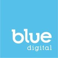 blue digital logo image