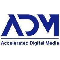 accelerated digital media logo image