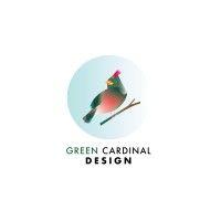 green cardinal design logo image