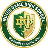 notre dame high school logo image