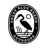 great blue heron outdoors logo image