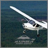 rainier flight service logo image