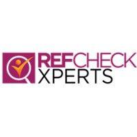 refcheck xperts ( a leading background screening firm) logo image