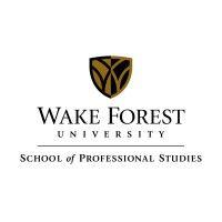 wake forest university school of professional studies logo image