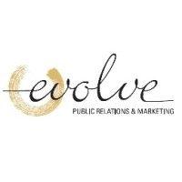 evolve public relations and marketing logo image