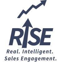 rise, real intelligent sales engagement logo image