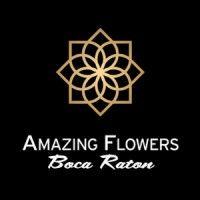 amazing flowers boca raton logo image