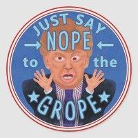 no to the grope! logo image