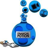 financial potion logo image