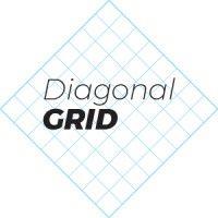 diagonal grid logo image