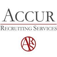 accur recruiting services | executive search for consumer industries logo image