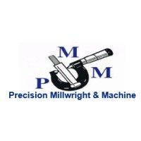 precision millwright & machine logo image