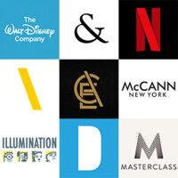 various companies in advertising, entertainment, and tech logo image