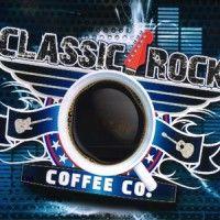 classic rock coffee franchising logo image