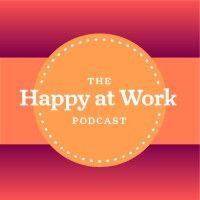 the happy at work podcast logo image