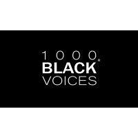 1000 black voices logo image