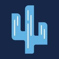 blue cactus printing logo image