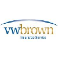 vw brown insurance service logo image