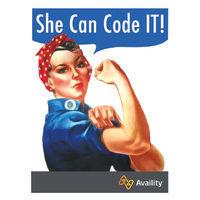 she can code it