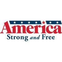 america strong & free logo image