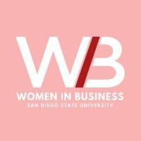 sdsu women in business logo image