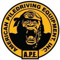 american piledriving equipment inc. logo image