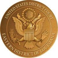 u.s. district court, eastern district of louisiana logo image