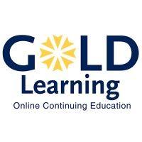 gold learning online education logo image