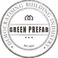 green prefab logo image