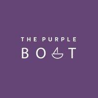 the purple boat logo image