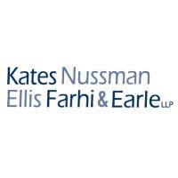 kates nussman ellis farhi & earle, llp