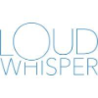 loud whisper . logo image