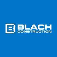 blach construction company logo image