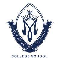 holy name of mary college school logo image