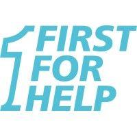 first for help logo image