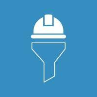 funnel construction logo image